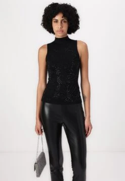 Guess NEW PRESCILLA - Leggings - Trousers - Jet Black -Guess Clothing Sale e8959f0232f146ef949155b0dd3500fb