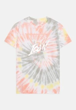Guess Junior Tie Dye Unisex - Print T-Shirt - Multicolore