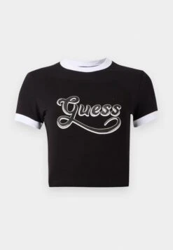 Guess SS GLOSSY CROP - Print T-shirt - Peach Peony 15 Guess SS GLOSSY CROP - Print T-shirt - Peach Peony -Guess Clothing Sale e91a36fc0e194e47aa3b6816a64158d5 1