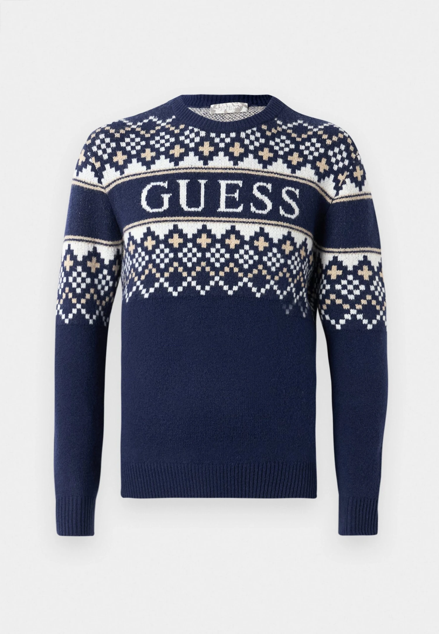 Guess JACQUARD - Jumper - Smart Blue 5 Guess JACQUARD - Jumper - Smart Blue - Image 5