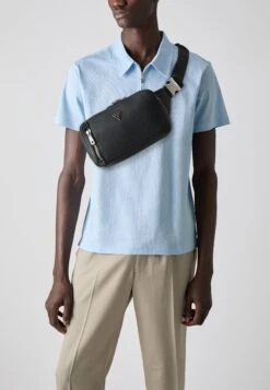 Guess TORINO VERTICAL - Bum Bag - Black