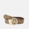 Guess Noelle Reversible Pant Belt - Belt - Latte Logo