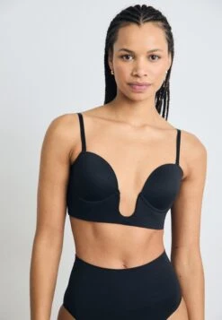 Guess EVELINE DEEP PLUNGE - Balconette Bra - Jet Black -Guess Clothing Sale e9bd8a5b4ab44ffd9ea8f6f343bb0035