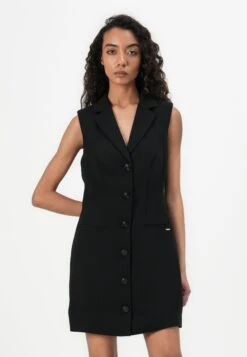 Guess YEVA DRESS - Day Dress - Jet Black -Guess Clothing Sale eb15811fa10c4e4a97cfb5a594edebf4