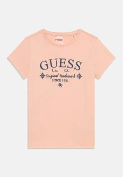 Guess JUNIOR MINIME - Print T-shirt - Pale Sand