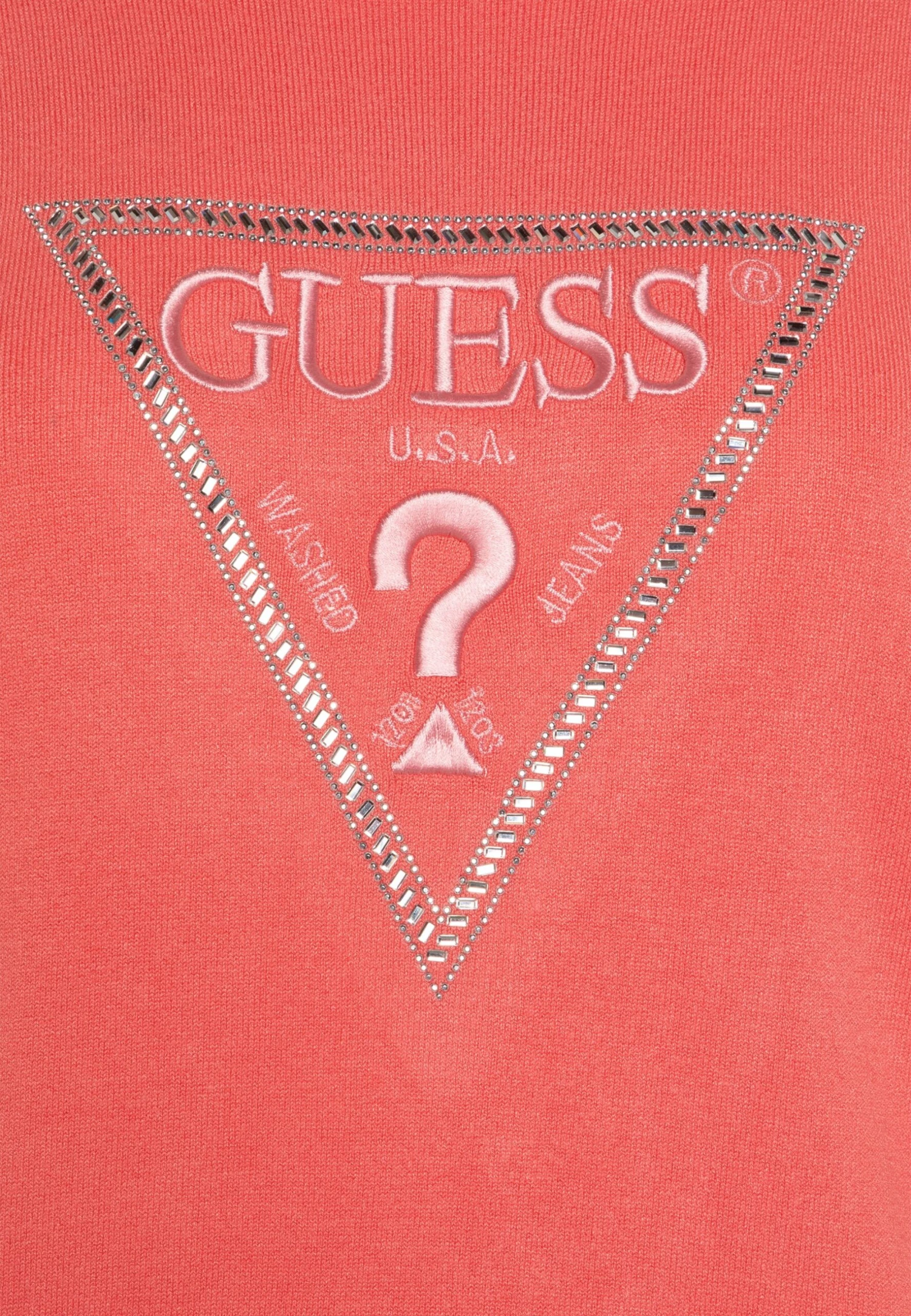Guess Ls Rn Diane Triangle Logo Swtr - Jumper - Revival Rose 5 Guess Ls Rn Diane Triangle Logo Swtr - Jumper - Revival Rose - Image 5