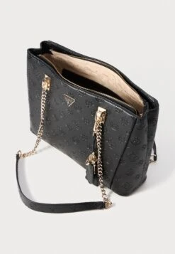 Guess TISHA 3 TOTE - Handbag - Black -Guess Clothing Sale ec477be784ea4ef298feab61f5a0578d