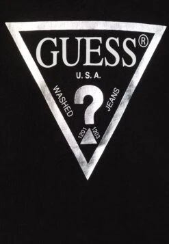 Guess CORE JUNIOR - Print T-shirt - Black -Guess Clothing Sale ec6a7a71fb40440999b0ebe3600ddbbb