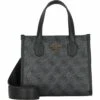 Guess Silvana- Handbag - Coal Logo