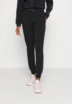 Guess Allie Cuff- Tracksuit Bottoms - Jet Black