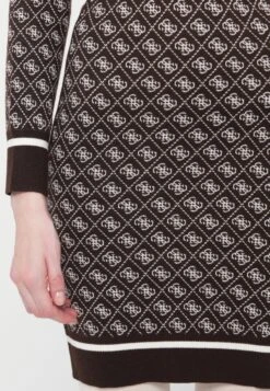 Guess AUBREY DRESS - Jumper Dress - Brown/cream -Guess Clothing Sale ed108c84e2fb4bf5bca1d7b1b439c893