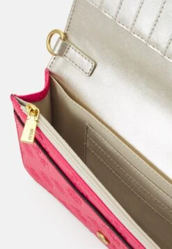 Guess Geva Crossbody Flap Organizer - Wallet - Magenta Logo -Guess Clothing Sale ed507022d0fb492d8440aa107d0bc790