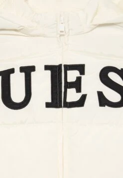 Guess JUNIOR HOODED PADDED PUFFER ZIP - Winter Jacket - Cream White -Guess Clothing Sale ede441637032431c887b9a5a7c31bae7