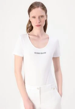Print T-shirt - Pure White -Guess Clothing Sale eefb39ccb9d64708839e40befb5d1a69