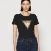 Guess Ss Cn Animal Triangle - Print T-Shirt