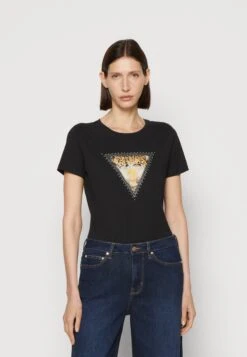 Guess Ss Cn Animal Triangle - Print T-Shirt