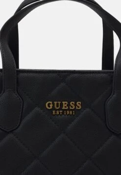 Guess Silvana Compartment - Handbag - Black -Guess Clothing Sale ef62dfd68ba9407ea81519c493575185