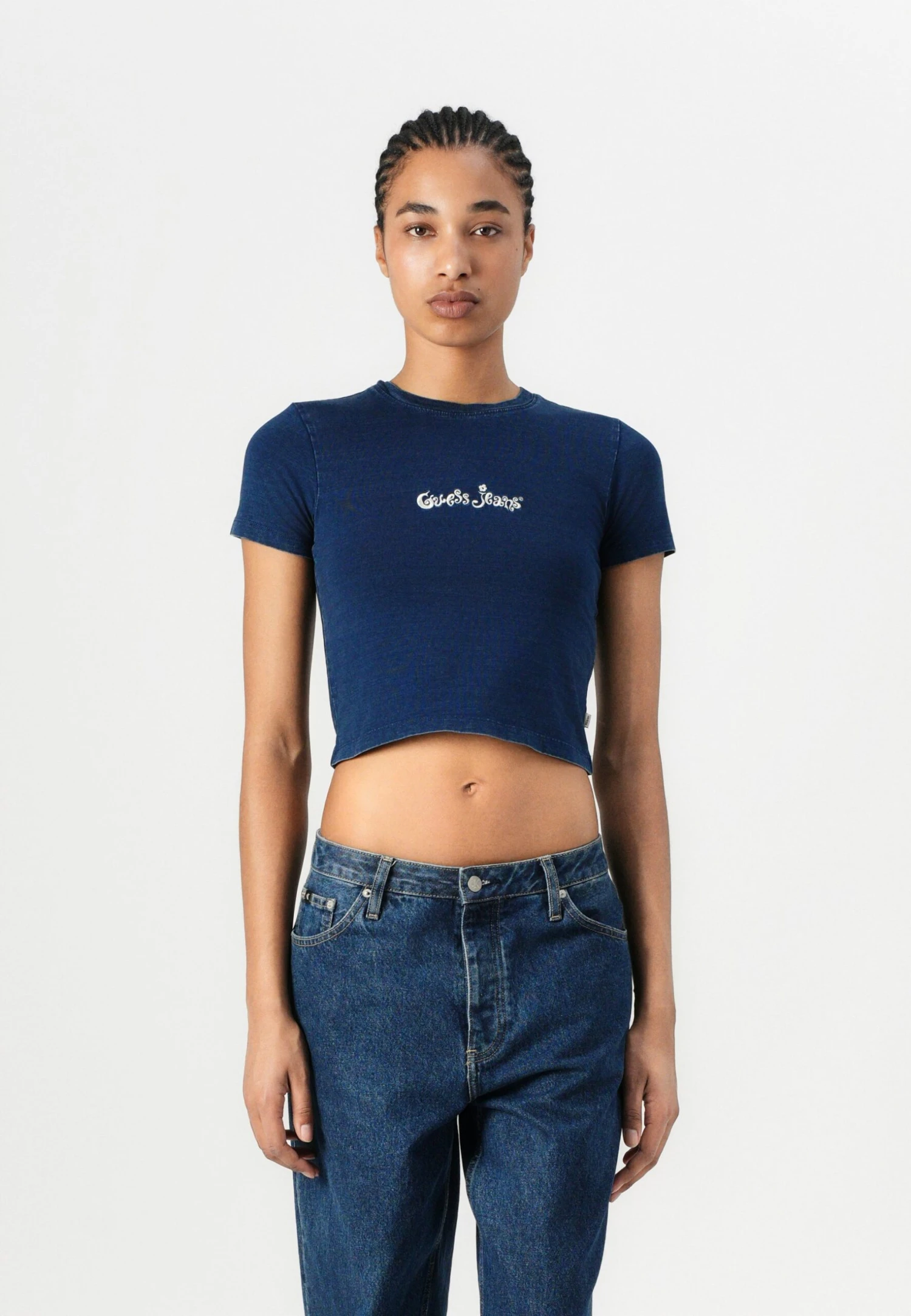 BABY TEE - Basic T-shirt - Blue Indigo 1 BABY TEE - Basic T-shirt - Blue Indigo