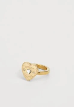 Guess AMORE - Ring - Yellow Gold-coloured/white -Guess Clothing Sale f092defcd23b4617b31a3cc569e2d9cc