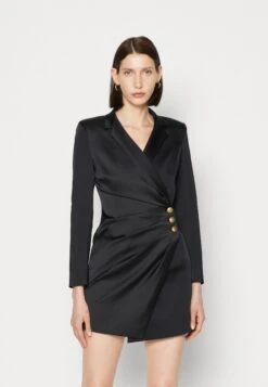 Elle Blazer Dress - Cocktail Dress / Party Dress - Jet Black