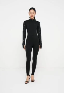Guess TIGHT DEBBY OVERALL - Jumpsuit - Jet Black