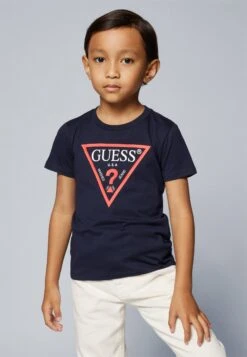 Guess CORE TODDLER KIDS BOY - Print T-shirt - Smart Blue