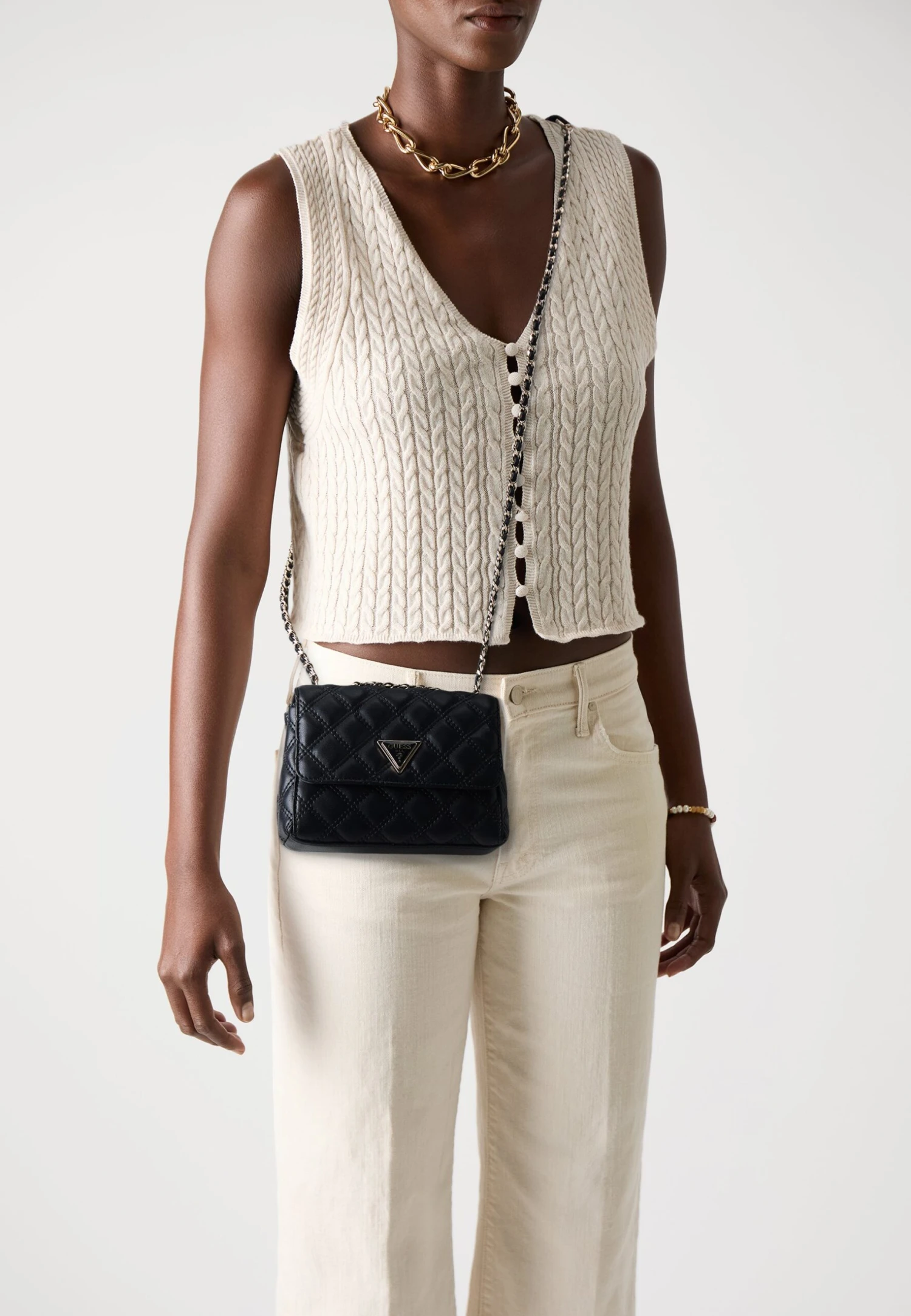 Guess GIULLY II MINI - Cross Body Bag - Black 1 Guess GIULLY II MINI - Cross Body Bag - Black