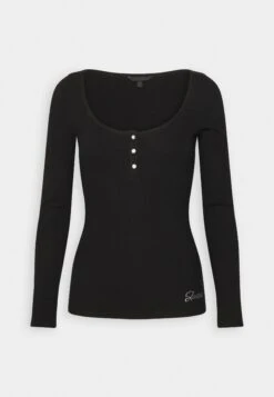 Guess Karlee Henley - Long Sleeved Top -Guess Clothing Sale f3012a3a2cff4692bcd49815fb42d320