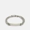 Guess Logo Unisex - Bracelet - Silver-Coloured