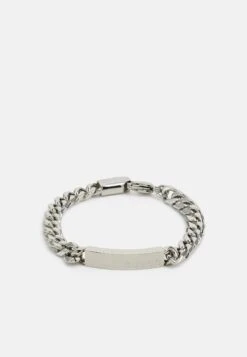 Guess Logo Unisex - Bracelet - Silver-Coloured
