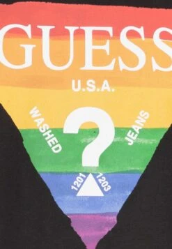Guess Pride Logo - Top - Jet Black -Guess Clothing Sale f46161647e9e41cdaae12b050448b3c4