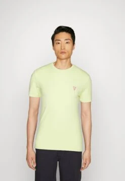 Guess Cn Ss Core Str - Basic T-Shirt - Vintage Lime