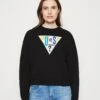 Go Gia Logo Crewneck - Sweatshirt - Jet Black Multi