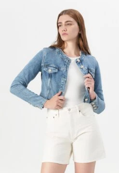 Guess GEMMA CROP JACKET - Denim Jacket - Sunset Bliss -Guess Clothing Sale f53317037f314673a2220c1bd3fbe6aa