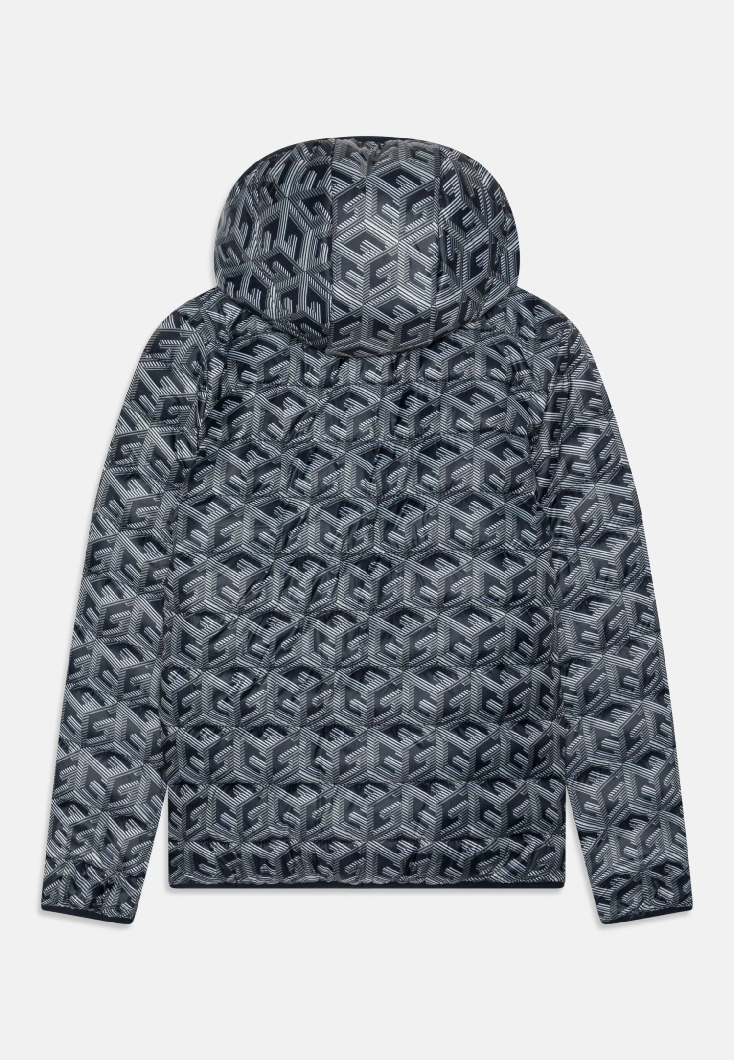 Guess JuniorHooded Zip - Winter Jacket - Blue Combo 2 Guess JuniorHooded Zip - Winter Jacket - Blue Combo - Image 2