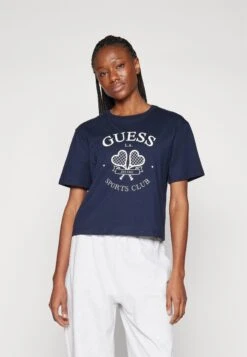Guess BOXY - Print T-shirt - Daring Ocean