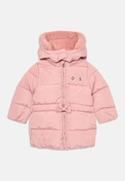 Guess BABY HOODED PADDED PUFFER ZIP - Winter Coat - Beloved Pink