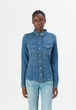 Guess KALIMA SHIRT - Button-down Blouse - Comfy Light
