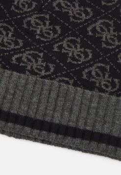 Guess VEZZOLA BEANIE UNISEX - Beanie - Black/dark Black -Guess Clothing Sale f7c43e8a1d7b4bee8a88ee1a445bd291