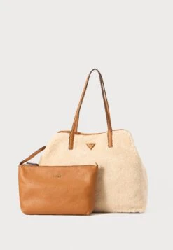 Guess VICTTORIA LARGE TOTE 2 IN 1 - Handbag - Natural/cognac -Guess Clothing Sale f7f75c31cbd14c4f80ed00d1ece27779