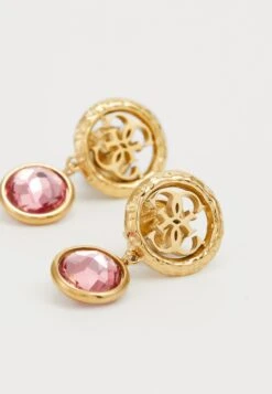 Guess PETRA - Earrings - Yellow Gold-coloured/fuchsia -Guess Clothing Sale f86ae312f62342d592dcc9b92f8f2cb5