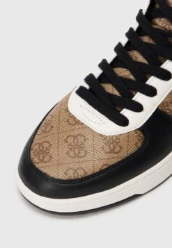 Guess VENICE - High-top Trainers - Beige/brown/black -Guess Clothing Sale f9ea961903914923b507a642cfbafb6d