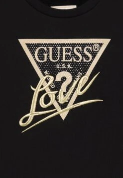 Guess JUNIOR ACTIVE - Sweatshirt - Jet Black -Guess Clothing Sale fa00a106a9c0483b9be6608534d335fb
