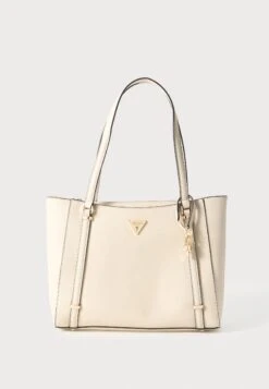 Guess DARYNA ELITE TOTE - Handbag - Bone