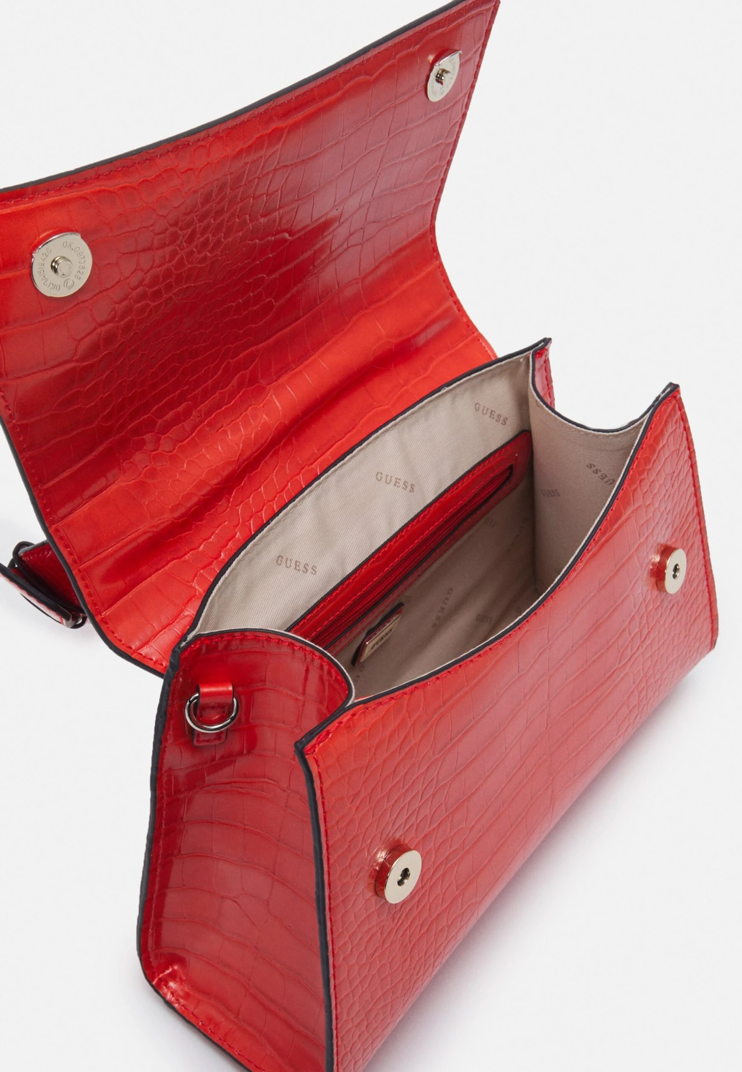 Guess Stephi Top Handle Flap - Handbag - Orange 3 Guess Stephi Top Handle Flap - Handbag - Orange - Image 3