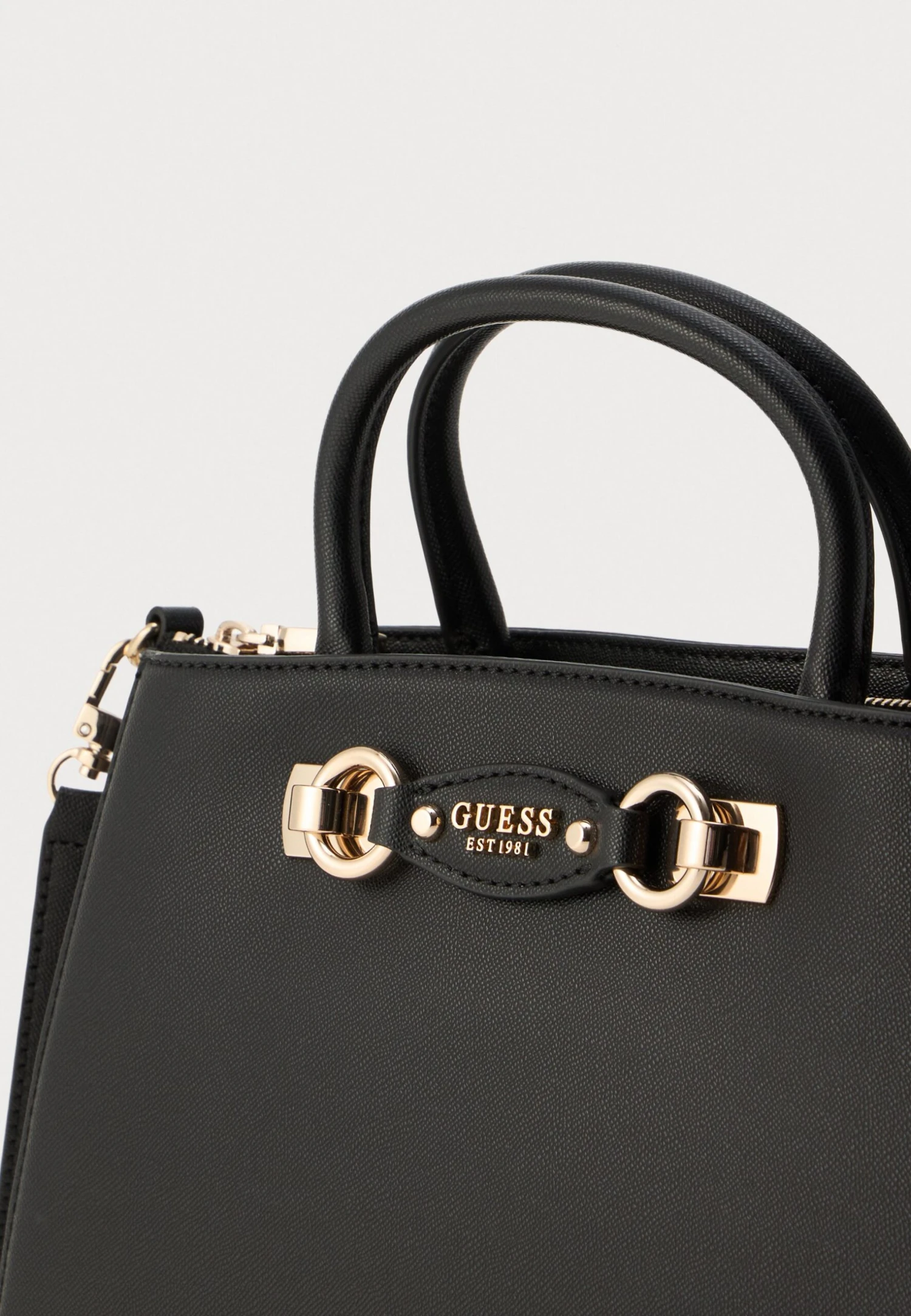 Guess MIMINA SATCHEL - Handbag - Black 4 Guess MIMINA SATCHEL - Handbag - Black - Image 4