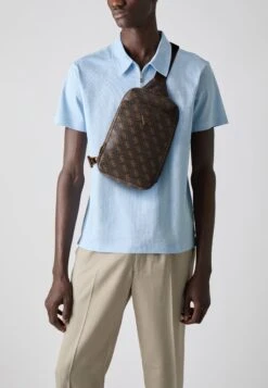 Guess MILANO OVER - Rucksack - Brown/ochre