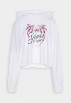 Go Palm Tree Logo Hoodie - Sweatshirt - Pure White -Guess Clothing Sale fb2226ab37b94e6298bf2e9040d4805a