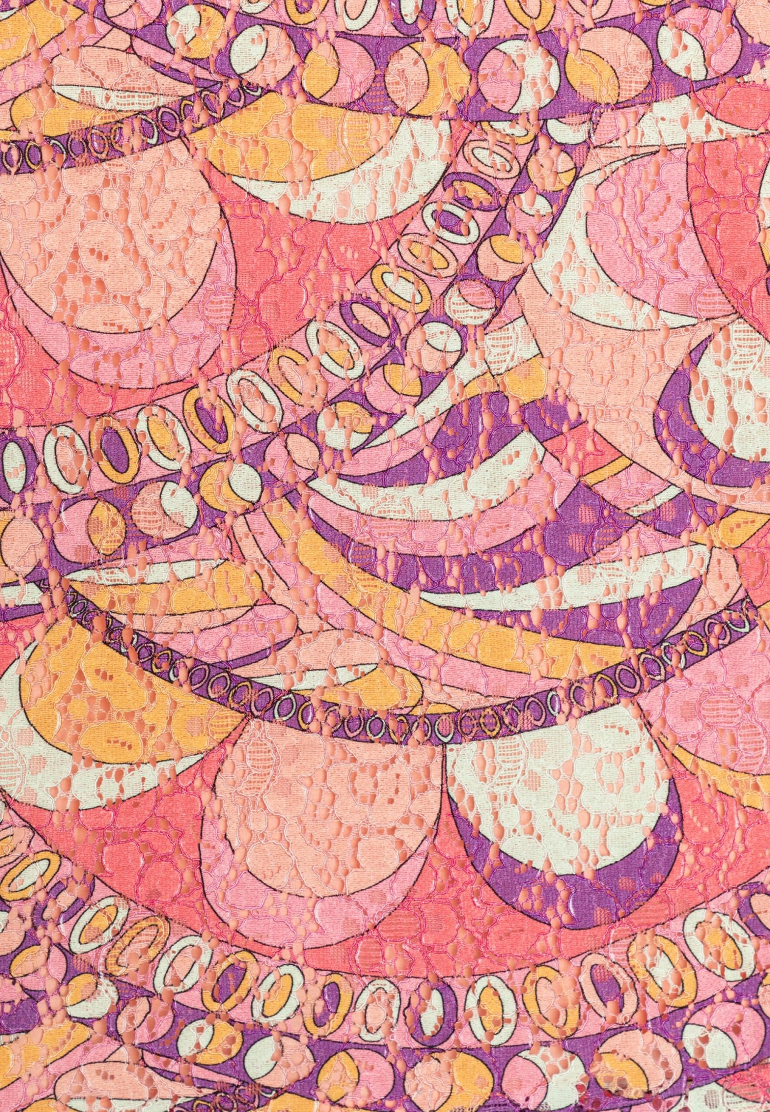 Guess Junior Lace Dress - Cocktail Dress / Party Dress - Orange/Rose 3 Guess Junior Lace Dress - Cocktail Dress / Party Dress - Orange/Rose - Image 3