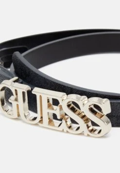 Guess Naya Adjustable Pant Belt - Belt - Coal -Guess Clothing Sale fbe584ec9c5d4fa0ac910cbc4f5691ee